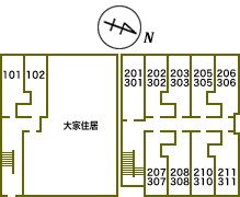 サンリッチmomoki 間取り