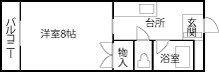 コーポパストラル 201号室は洋室10帖です
