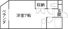 Y.V.A棟 間取り