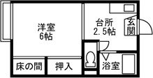 フォーブルイシノ 間取り