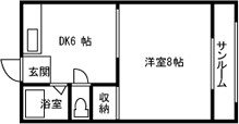 コテージあすなろ 間取り