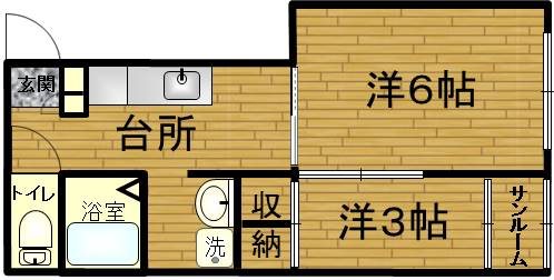 グリーンハイツⅢ 間取り